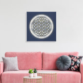 LEVENSSTROOM - Geometriesymbool Art 1 Canvas Afdruk (Insitu (Woonkamer))