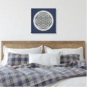 LEVENSSTROOM - Geometriesymbool Art 1 Canvas Afdruk (Insitu (Slaapkamer))