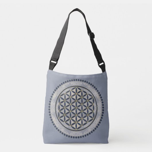 LEVENSSTROOM - Geometriesymbool Art 1 Crossbody Tas (Voorkant)