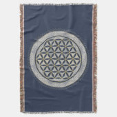 LEVENSSTROOM - Geometriesymbool Art 1 Deken (Voorkant Verticaal)