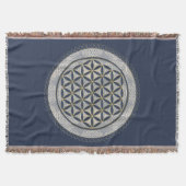 LEVENSSTROOM - Geometriesymbool Art 1 Deken (Voorkant)