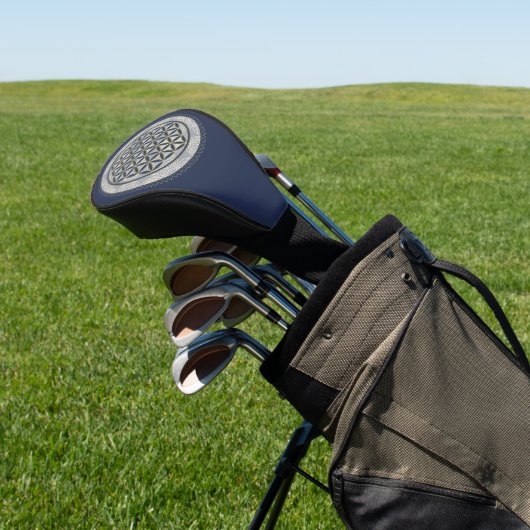 LEVENSSTROOM - Geometriesymbool Art 1 Golfheadcover (Insitu)