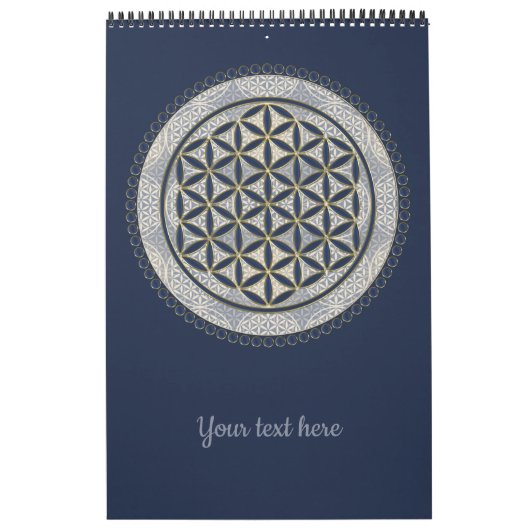 LEVENSSTROOM - Geometriesymbool Art 1 Kalender (Hoes)