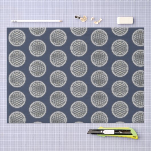 LEVENSSTROOM - Geometriesymbool Art 1 Tissuepapier (Craft)