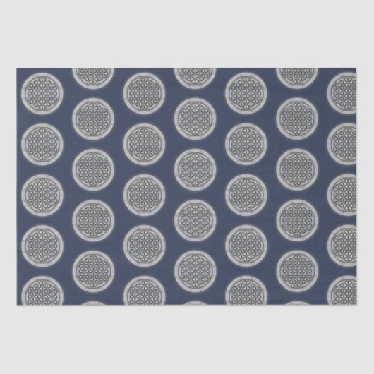 LEVENSSTROOM - Geometriesymbool Art 1 Tissuepapier (Voorkant)