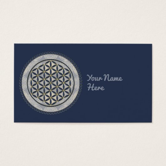 LEVENSSTROOM - Geometriesymbool Art 1 Visitekaartje (Voorkant)