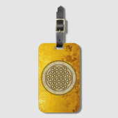 LEVENSSTROOM - Geometriesymbool Art 2 Bagagelabel (Voorkant (verticaal))