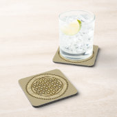 LEVENSSTROOM - Geometriesymbool Art 2 Bier Onderzetter (Rechterzijde)