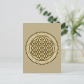 LEVENSSTROOM - Geometriesymbool Art 2 Briefkaart (Staand voorkant)