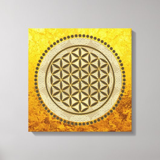 LEVENSSTROOM - Geometriesymbool Art 2 Canvas Afdruk (Voorkant)