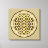 LEVENSSTROOM - Geometriesymbool Art 2 Canvas Afdruk (Voorkant)