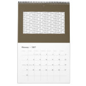LEVENSSTROOM - Geometriesymbool Art 2 Kalender (Feb 2027)