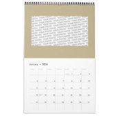 LEVENSSTROOM - Geometriesymbool Art 2 Kalender (Jan 2026)