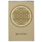 LEVENSSTROOM - Geometriesymbool Art 2 Kalender (Hoes)