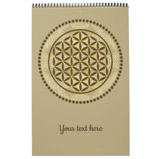 LEVENSSTROOM - Geometriesymbool Art 2 Kalender (Hoes)