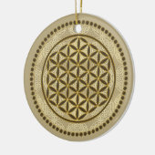 LEVENSSTROOM - Geometriesymbool Art 2 Keramisch Ornament (Links)