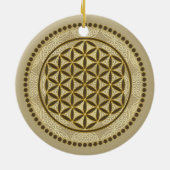 LEVENSSTROOM - Geometriesymbool Art 2 Keramisch Ornament (Achterkant)