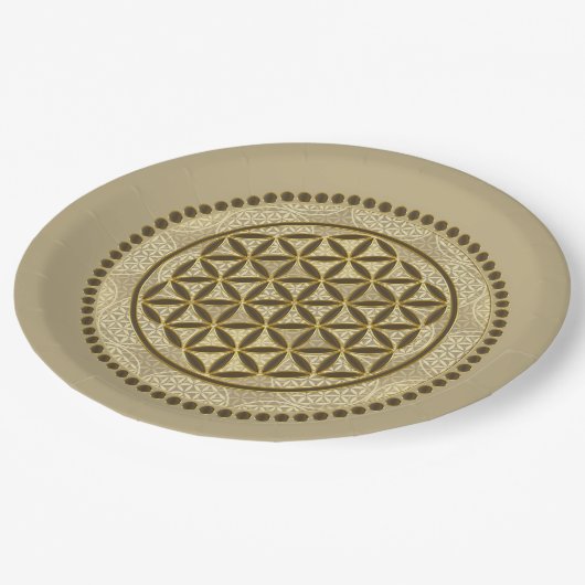 LEVENSSTROOM - Geometriesymbool Art 2 Papieren Bordje (Gekanteld)