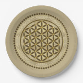 LEVENSSTROOM - Geometriesymbool Art 2 Papieren Bordje (Voorkant)