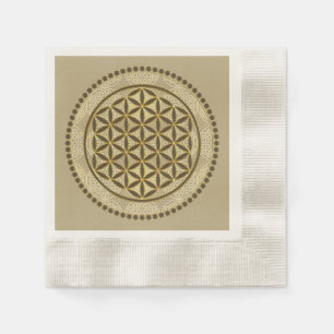 LEVENSSTROOM - Geometriesymbool Art 2 Servet