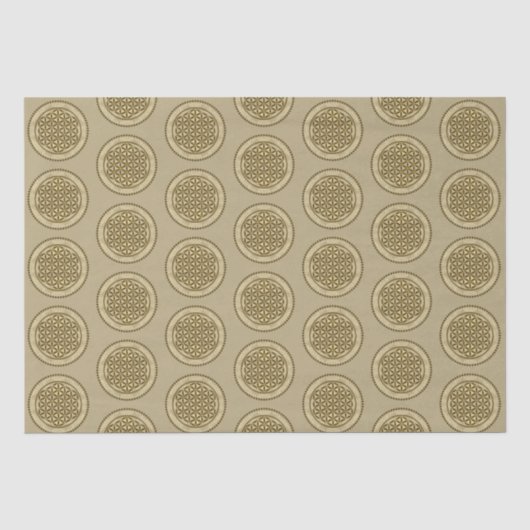 LEVENSSTROOM - Geometriesymbool Art 2 Tissuepapier (Voorkant)