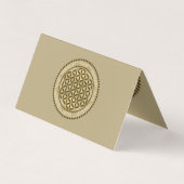 LEVENSSTROOM - Geometriesymbool Art 2 Visitekaartje (Achterkant)