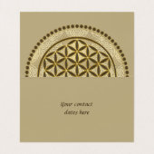 LEVENSSTROOM - Geometriesymbool Art 2 Visitekaartje (Binnenkant ongevouwen)