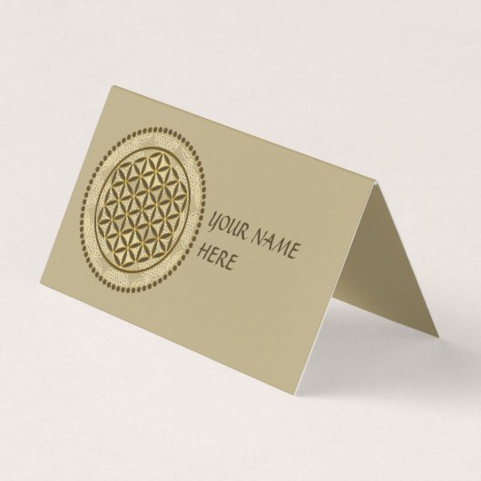 LEVENSSTROOM - Geometriesymbool Art 2 Visitekaartje (Voorkant)