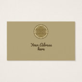 LEVENSSTROOM - Geometriesymbool Art 2 Visitekaartje (Achterkant)