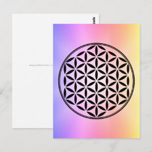 LEVENSSTROOM - Gesacreerd symbool voor meetkunde v Briefkaart
