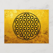 LEVENSSTROOM - Gesacreerd symbool voor meetkunde v Briefkaart (Voorkant)