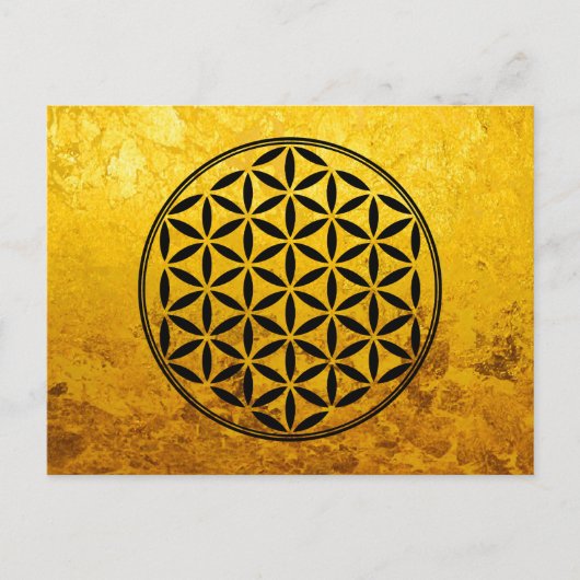 LEVENSSTROOM - Gesacreerd symbool voor meetkunde v Briefkaart (Voorkant)