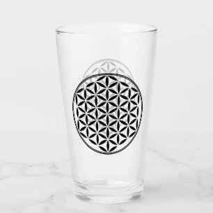 LEVENSSTROOM - Gesacreerd symbool voor meetkunde v Glas