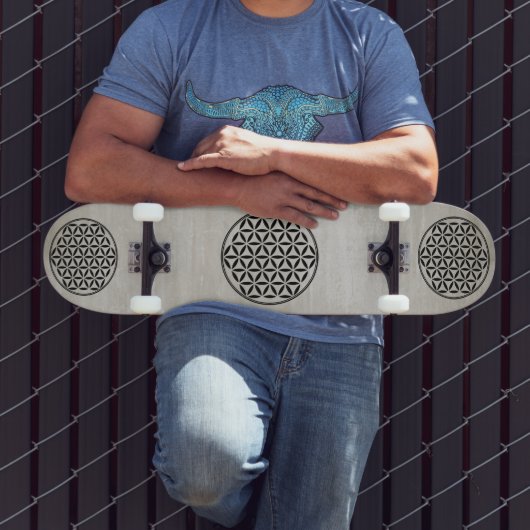 LEVENSSTROOM - Gesacreerd symbool voor meetkunde v Persoonlijk Skateboard (Buiten 3)
