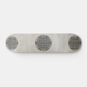 LEVENSSTROOM - Gesacreerd symbool voor meetkunde v Persoonlijk Skateboard (Horizontaal)