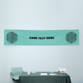LEVENSSTROOM - Gesacreerd symbool voor meetkunde v Spandoek (Beurs)