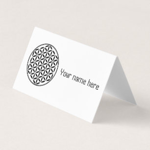 LEVENSSTROOM - Gesacreerd symbool voor meetkunde v Visitekaartje