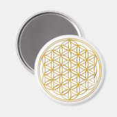 LEVENSSTROOM - goud Magneet (Voorkant / Achterkant)