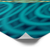 LEVENSSTROOM - goud Poster (Hoek)