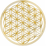 LEVENSSTROOM - goud Staand Fotobeeldje<br><div class="desc">Spiritueel SymboolART van EDDA Fröhlich | De "Flower of Life" is de oorspronkelijke taal van het universum; vormen,  geometrie,  getallen en verhoudingen. Het straalt harmonie en perfectie van de heilige meetkunde uit en staat voor oneindigheid en perfecte orde.</div>