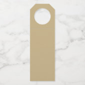 LEVENSSTROOM - gouden vormgeving Flessenhanger (Achterkant)