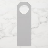 LEVENSSTROOM - grijs mix patroon Flessenhanger (Achterkant)