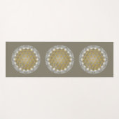 LEVENSSTROOM - Heilige Geometrie Licht 1 Yogamat (Voorkant (horizontaal))