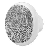 LEVENSSTROOM - Medal Silver Keramische Knop (Rechts)