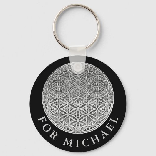 LEVENSSTROOM - Medal Silver Sleutelhanger (Voorkant)