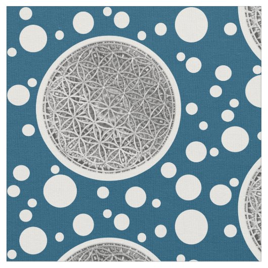 LEVENSSTROOM - Medal Silver Stof (Close Up)