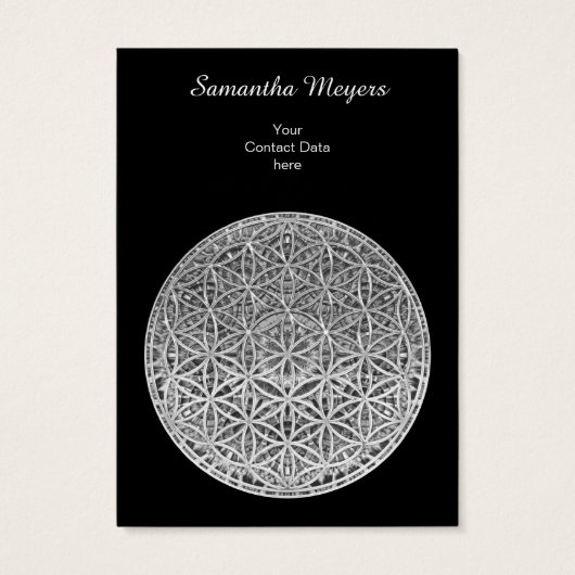 LEVENSSTROOM - Medal Silver Visitekaartje (Achterkant)