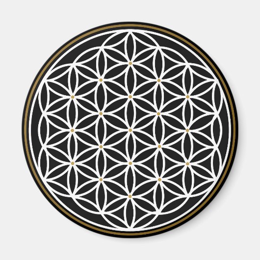 LEVENSSTROOM MYSTISCH SYMBOOL MAGNEET (Voorkant)
