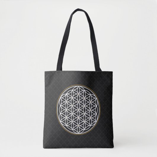 LEVENSSTROOM MYSTISCH SYMBOOL TOTE BAG (Voorkant)