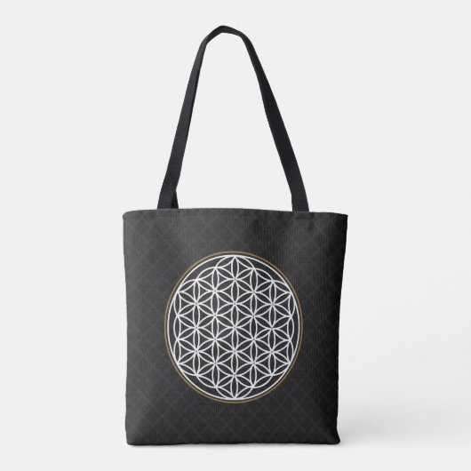 LEVENSSTROOM MYSTISCH SYMBOOL TOTE BAG (Achterkant)